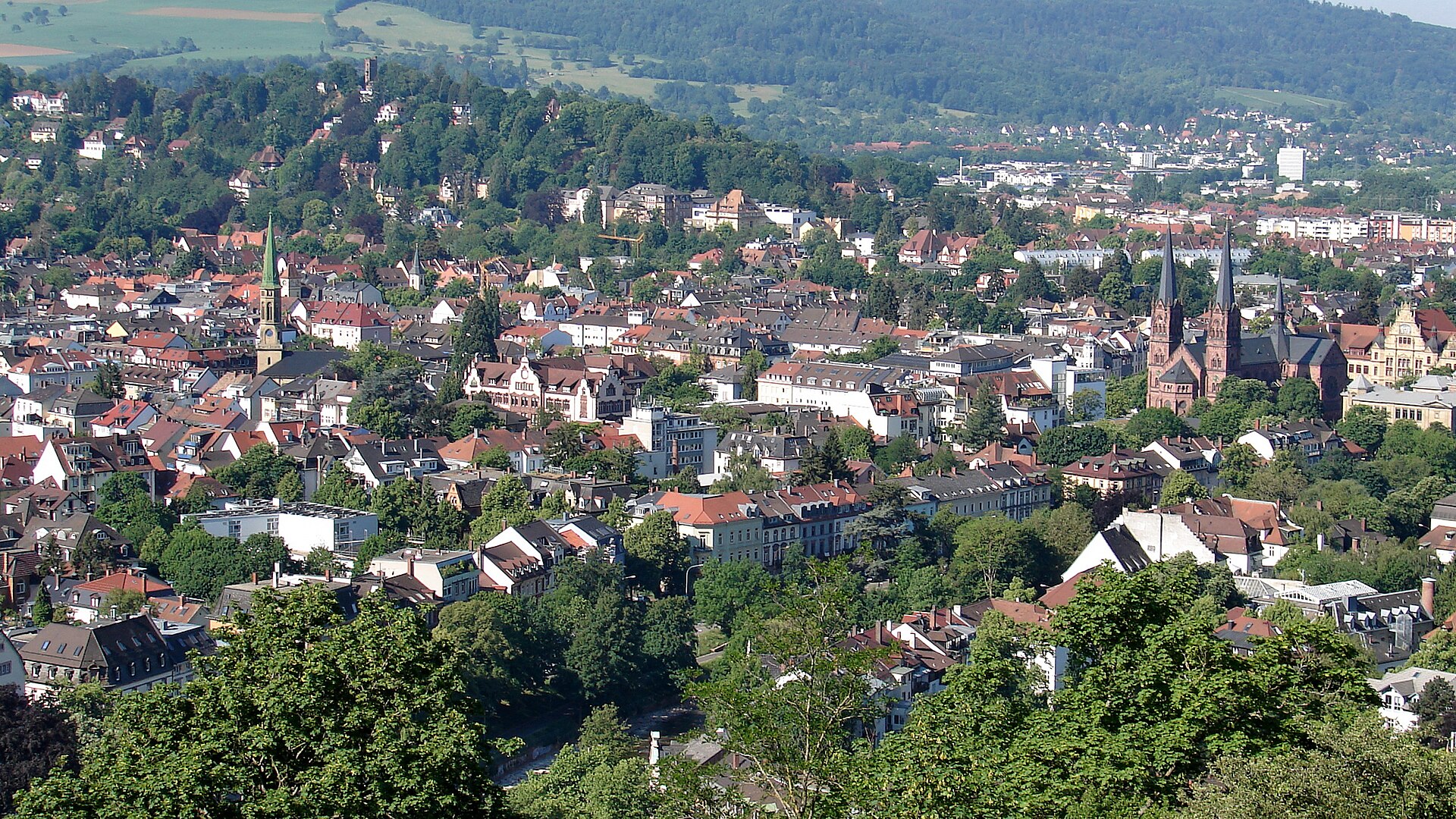 Stadtmotiv in Freiburg im Breisgau – Schlossbergblick Freiburg i. B. 14